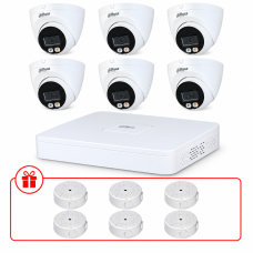 Комплект IP видеонаблюдения Dahua WizSense 2МП KIT-DH0168 с микрофоном