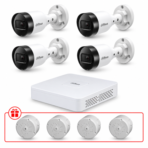 Комплект IP видеонаблюдения Dahua 4МП KIT-DH0182