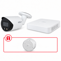 Комплект IP відеоспостереження Dahua WizSense 4МП KIT-DH0193 з мікрофоном