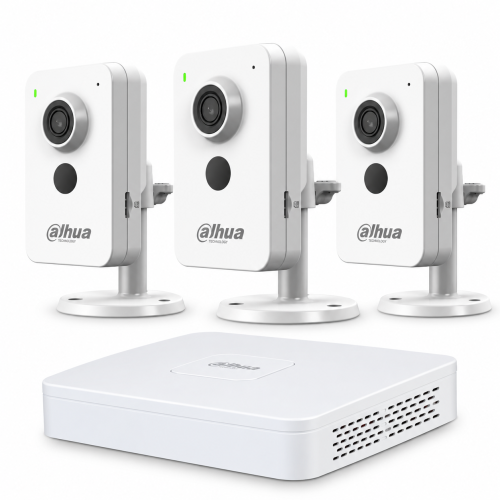 Комплект IP відеоспостереження Dahua 4МП KIT-DH0199 з мікрофоном