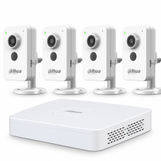 Комплект IP відеоспостереження Dahua 4МП KIT-DH0200 з мікрофоном
