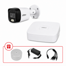 Комплект HD-CVI видеонаблюдения Dahua 5МП KIT-DH0127 с микрофоном