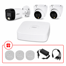 Комплект HD-CVI видеонаблюдения Dahua 5МП KIT-DH0129 с микрофоном