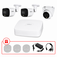 Комплект HD-CVI видеонаблюдения Dahua 5МП KIT-DH0132 с микрофоном