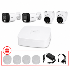 Комплект HD-CVI видеонаблюдения Dahua 5МП KIT-DH0133 с микрофоном