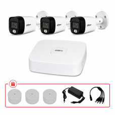 Комплект HD-CVI видеонаблюдения Dahua 5МП KIT-DH0134 с микрофоном