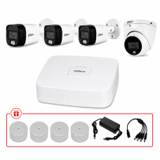 Комплект HD-CVI відеоспостереження Dahua 5МП KIT-DH0135 з мікрофоном