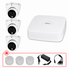 Комплект HD-CVI видеонаблюдения Dahua 5МП KIT-DH0139 с микрофоном