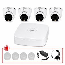 Комплект HD-CVI відеоспостереження Dahua 5МП KIT-DH0140 з мікрофоном