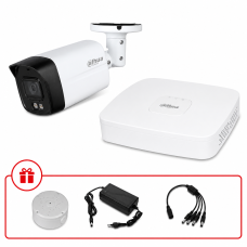 Комплект HD-CVI видеонаблюдения Dahua 5МП KIT-DH0145 с микрофоном