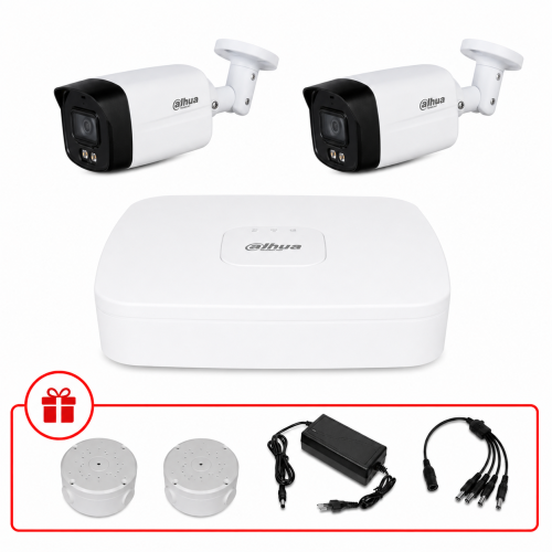 Комплект HD-CVI відеоспостереження Dahua 5МП KIT-DH0146 з мікрофоном