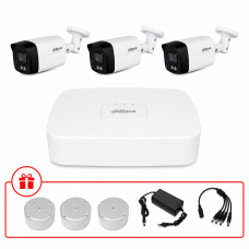Комплект HD-CVI видеонаблюдения Dahua 5МП KIT-DH0147 с микрофоном