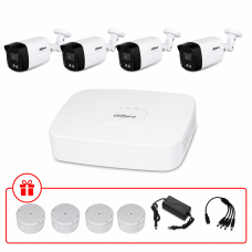 Комплект HD-CVI видеонаблюдения Dahua 5МП KIT-DH0148 с микрофоном