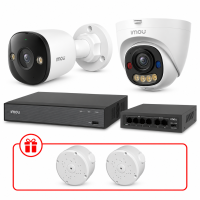 Комплект IP-видеообеспечения IMOU 3МП KIT-IM0201 с микрофоном