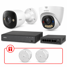 Комплект IP відеоспостереження IMOU 3МП KIT-IM0201 з мікрофоном