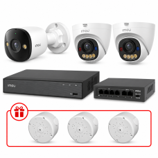 Комплект IP відеоспостереження IMOU 3МП KIT-IM0202 з мікрофоном
