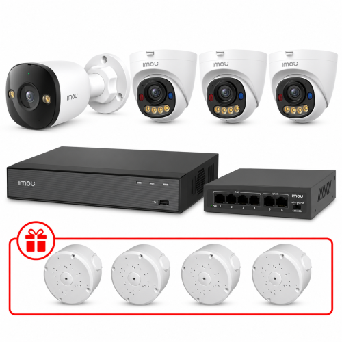 Комплект IP відеоспостереження IMOU 3МП KIT-IM0203 з мікрофоном