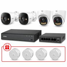 Комплект IP відеоспостереження IMOU 3МП KIT-IM0205 з мікрофоном