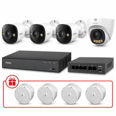 Комплект IP відеоспостереження IMOU 3МП KIT-IM0206 з мікрофоном
