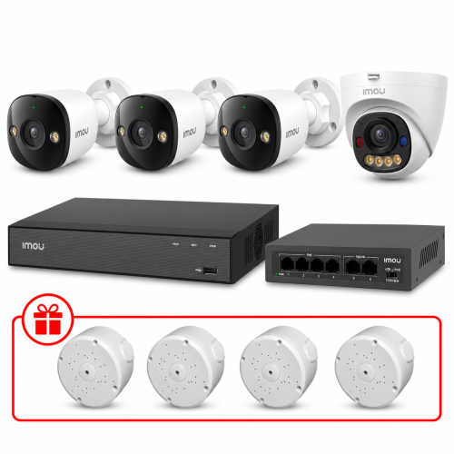 Комплект IP відеоспостереження IMOU 3МП KIT-IM0206 з мікрофоном