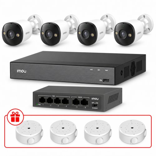 Комплект IP видеопостережения IMOU 3МП KIT-IM0214 с микрофоном