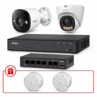 Комплект IP видеонаблюдения IMOU 8МП KIT-IM0229 с микрофоном