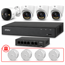 Комплект IP видеонаблюдения IMOU 8МП KIT-IM0231 с микрофоном