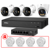 Комплект IP видеонаблюдения IMOU 8МП KIT-IM0234 с микрофоном