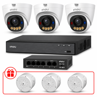 Комплект IP видеонаблюдения IMOU 8МП KIT-IM0237 с микрофоном