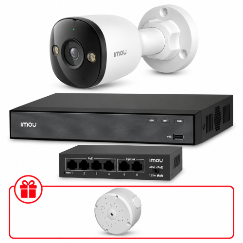 Комплект IP видеонаблюдения IMOU 8МП KIT-IM0239 с микрофоном