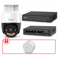 Комплект IP відеоспостереження PT IMOU 8МП KIT-IM0247 з мікрофоном