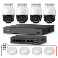 Комплект IP відеоспостереження PT IMOU 8МП KIT-IM0250 з мікрофоном