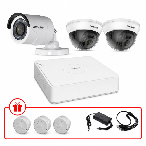 Комплект TurboHD відеоспостереження Hikvision 2МП KIT-DS0116