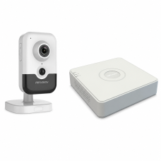 Комплект IP відеоспостереження Hikvision 2МП KIT-DS0261 з мікрофоном