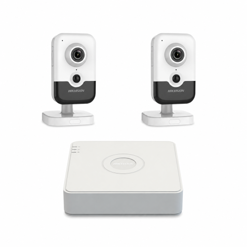 Комплект IP відеоспостереження Hikvision 2МП KIT-DS0262 з мікрофоном