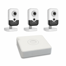Комплект IP відеоспостереження Hikvision 2МП KIT-DS0263 з мікрофоном