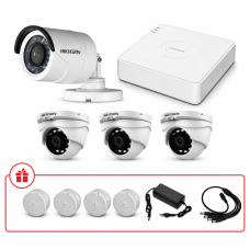 Комплект TurboHD відеоспостереження Hikvision 2МП KIT-DS0104