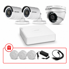 Комплект TurboHD відеоспостереження Hikvision 2МП KIT-DS0106