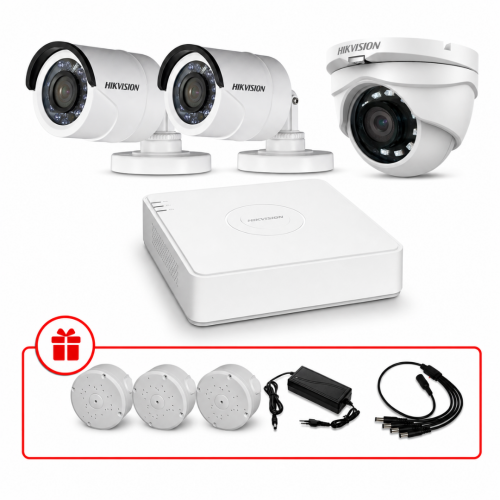 Комплект TurboHD відеоспостереження Hikvision 2МП KIT-DS0106
