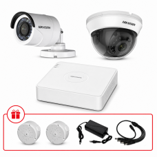 Комплект TurboHD відеоспостереження Hikvision 2МП KIT-DS0115
