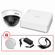 Комплект TurboHD відеоспостереження Hikvision 2МП KIT-DS0121