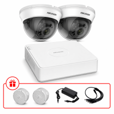 Комплект TurboHD відеоспостереження Hikvision 2МП KIT-DS0122