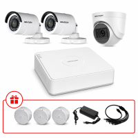 Комплект TurboHD відеоспостереження Hikvision 2МП KIT-DS0128