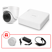 Комплект TurboHD відеоспостереження Hikvision 2МП KIT-DS0131