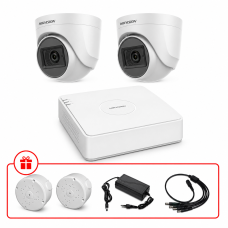 Комплект TurboHD відеоспостереження Hikvision 2МП KIT-DS0132