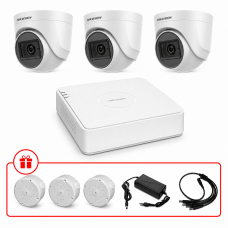 Комплект TurboHD відеоспостереження Hikvision 2МП KIT-DS0133