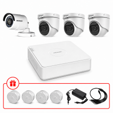 Комплект TurboHD відеоспостереження Hikvision 2МП KIT-DS0137 з мікрофоном