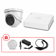 Комплект TurboHD відеоспостереження Hikvision 2МП KIT-DS0141 з мікрофоном
