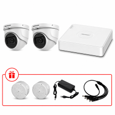 Комплект TurboHD відеоспостереження Hikvision 2МП KIT-DS0142 з мікрофоном