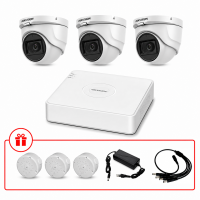 Комплект TurboHD відеоспостереження Hikvision 2МП KIT-DS0143 з мікрофоном